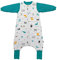 schlummersack Schlafsack mit Füßen Bio Baumwolle 110cm 2.5 Tog Polarfreunde | Kinder Schlafsack mit Beinen und verlängerten Bündchen für eine Körpergröße 110-120cm | Ganzjahres Füßen