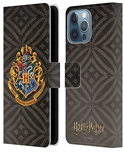 Head Case Designs Officially Licensed Harry Potter Hogwarts Crest Prisoner Of Azkaban I Leather Wallet Case Compatible With Apple iPhone 13 Pro Max