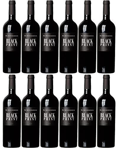 Markus Schneider Black Print Cabernet Sauvignon Rotwein Wein trocken Pfalz (12 x 0,75l)