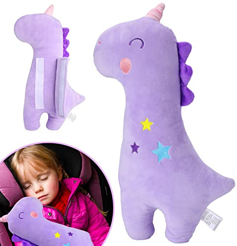 Pinkgarden Auto Kissen für Kinder, Sicherheitsgurt Kissen, Kinder Auto Sicherheitsgurt Deckt Sitzgurt Kissen für Kleinkind Kopfstütze Strap Kissen