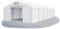 Das Company Lagerzelt 6x12m weiß Zelt wasserdicht 560g/m² PVC Plane hochwertig Zelthalle Summer SD Gazebo - Faltpavillon, Gartenpavillon, Pavillon, Gartenhaus, Zeltgarage, Garagenzelt - Partyzelt