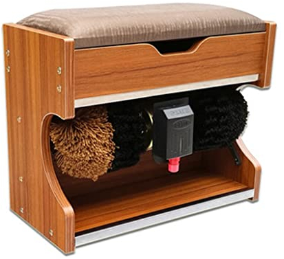 Cireuse à chaussures électrique de type sol public, polisseuse à chaussures à poussière à induction automatique, kit de nettoyage de chaussures B, pour cireuse à chaussures électrique pour lieux publ