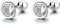 Minimalist 18G CZ Cartilage Earrings Stud 925 Sterling Silver Dainty Round Crystal Tragus Helix Piercing Post Barbell Bar Screw Back Studs Hypoallergenic Jewelry Gifts for Women Girls Unisex (4mm)