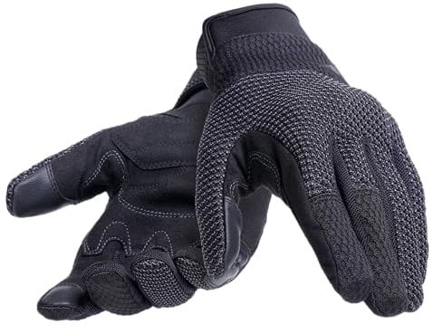 Dainese - Torino Woman Gloves, Textil Motorradhandschuhe, Knöchelschutz, Touchscreen, Damen Motorradhandschuhe, Schwarz/Anthrazit, S