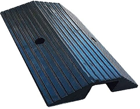 Rubber Threshold Ramps for Doorways 8cm/10cm Rise,Indoor Outdoor Stable Bridge Transition Ramps,Heavy Duty Entry Ramp for Patio Door/Wheelchair/Cars/Walker