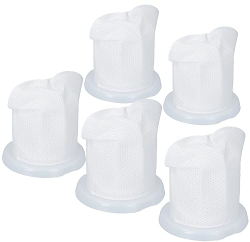 McFilter | 5 filtros de suciedad adecuados para Vorwerk Kobold VC100 Juego de filtros Aspirador sin cable VC100 VC 100 Aspirador Filtro Piezas de repuesto Aspirador manual Unidad de filtro Accesorios