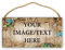 Letreros de madera personalizados, decoración de texto personalizada, placa de puerta rústica, letreros de decoración de nombre personalizados, letreros de madera para casa, dormitorio, oficina, hogar