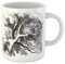 874 Tasses De Petit Déjeuner Un Chat Du Cheshire S'Efface Pour Sourire Assez Lentement Au Disparu Humoristique Tasses À Café Aquarelle Mugs 330Ml Pour Fête Des Pères,Maman,Collègue