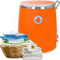 Syntrox Campingwaschmaschine Orange, 3,0 Kg Fassungsvermögen, Timer-Funktion, Geräuscharmer Betrieb, 380Watt