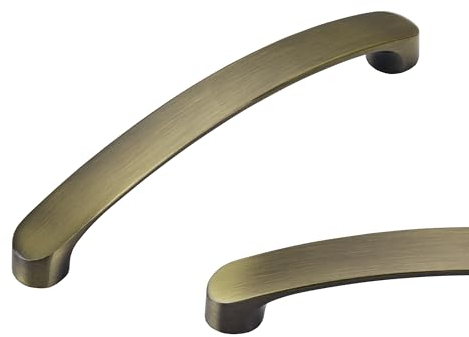 SYZOW 10 Pieza tiradores cocina 128mm,Tiradores de Muebles bronce antiguo Vintage Tiradores Armarios Bronce Tirador Puerta Tiradores Cajones de Aleación