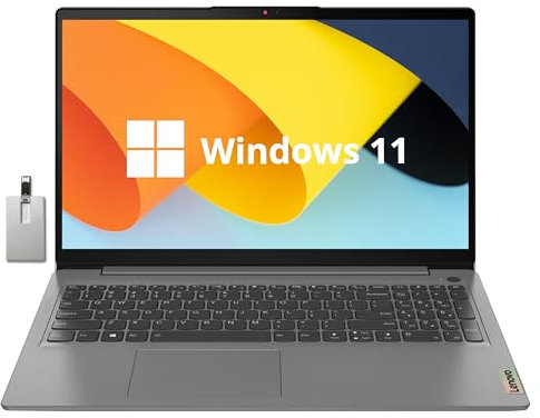 Lenovo Ideapad 3i - Computer portatile FHD Touch da 15,6, Intel i3-1115G4, 40 GB di RAM, SSD PCIe da 1 TB, grafica Intel UHD, tastiera numerica, fotocamera HD 720p, WiFi 6, Win 11 Home, grigio