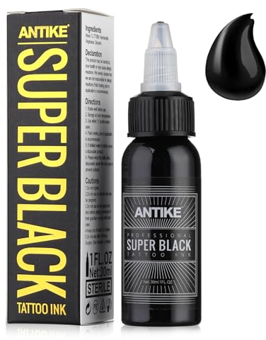 Tattoo Farbe Schwarz 1oz (30 ml) Professionelle Tattoo Farbe Concentrated Black,Tattoo Ink Zubehör Für Tätowierer TI5003-30-030
