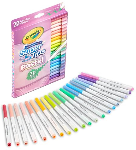 CRAYOLA Supertip Pastellmarker 20ct