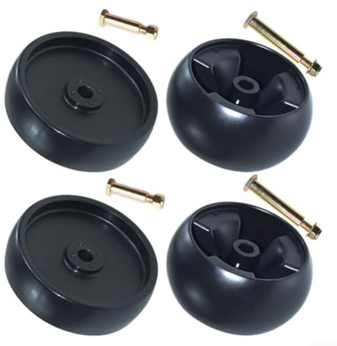 4 ruote da 5 pollici con bulloni 734-04155 734-0973 934-0973 per Toro 112-0677 12-0337 per CUB CADET LT1042 LT1045