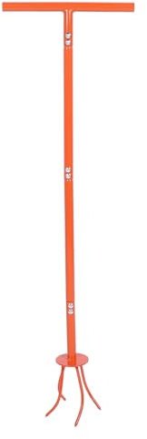 Culture de Jardin sans Effort, Cultivateur à Griffes de Jardin à Barre Torsadée Manuelle en Acier Inoxydable avec Conception de Griffe Efficace, Utilisation Polyvalente, pour