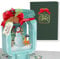Lovepop® 3D Pop-Up Karte Weihnachten Glas mit Schneemann Weihnachtskarte für Kinder, Familie, Verwandte | mit Versteckfach für Geldgeschenke & Gutscheine | inkl. Umschlag | Ausziehbare Notiz