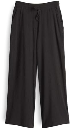 OPUS Damen Culotte | Culotte MILENI Crinkle Wide mit Komfortbund Midnight Brown, 36