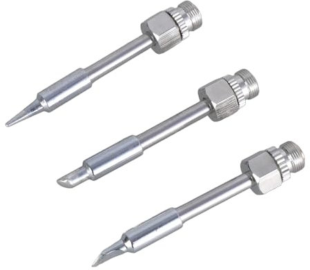 3Pcs Soldering Tip Set USB Soldering Iron Head Soldering Iron Tip 510.0 Interfaces USB Soldering Iron Tip USB Solder Tip