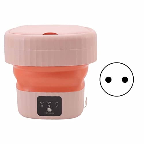 NG Machine, 6L Klappeimer Waschen Tragbarer Mini -Faltbarer Waschmaschine Tragbare Waschmaschine Mini 6L Falten für Socken Unterwäsche 100‑240V Unterlegscheiben Babykleidung 100 240 V US -Stecker