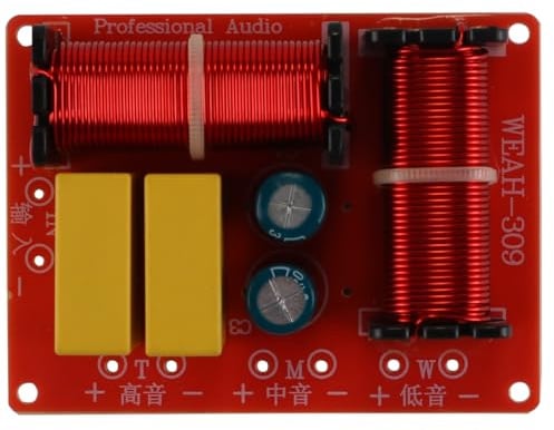 Enwye Divisor de frecuencia de 3 vías, 150 W, 309 Hz, para Sistema de Audio de Alta fidelidad de Cine en casa