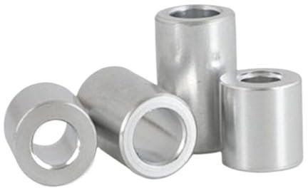 Lot de 5 à 10 joints de bague en aluminium M3 M4 M5 M6 M8 M10 M12, rondelle plate creuse sans filetage(M8 5PCS OD16mm,50mm(L))