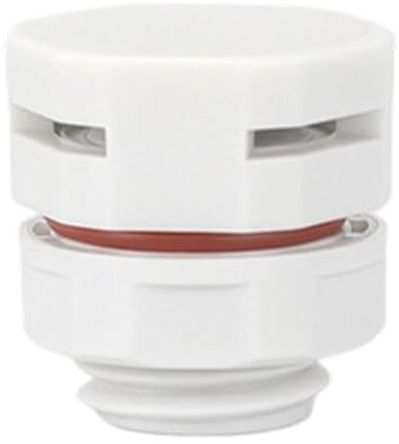 Wswqop Bleed Screw, Vent Valve, Pressure Reducing Valve, Waterproof Nylon, for Use, Bleed Screw, Dustproof, Breathable, White