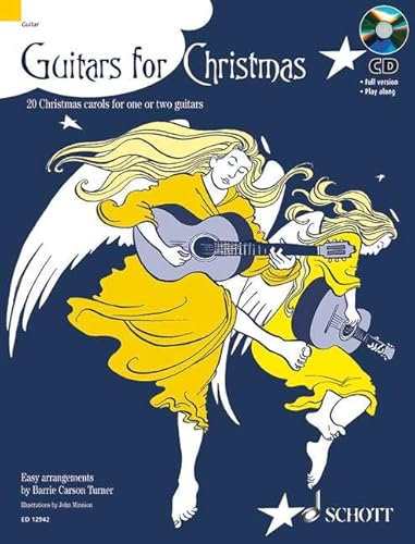 Guitars for Christmas: 20 Weihnachtslieder. 1-2 Gitarren.