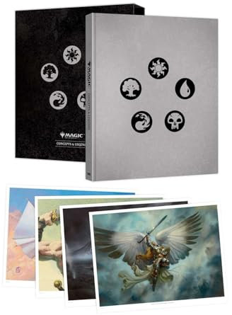 The Art of Magic: The Gathering: Concepts & Legends: The Gathering: Concepts & Legends, Includes 4 Double-Sided Collectible Art Prints