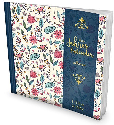 GOCKLER® 3 Jahres Kalender: 190+ Seiten Journal für 3 Jahre || Glänzendes Softcover || Ideal als Tagebuch, Terminplaner, Notizkalender oder Tagesplaner || DesignArt.: Handgezeichnet