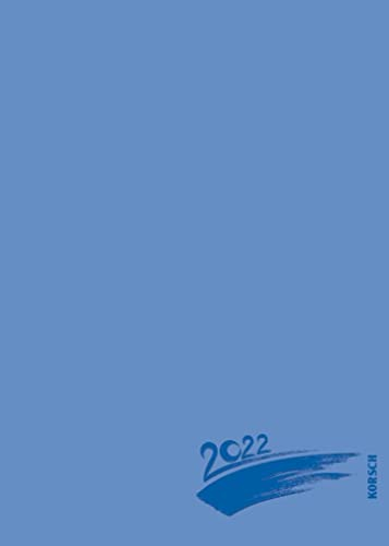 Foto-Malen-Basteln Bastelkalender A5 blau 2022: Fotokalender zum Selbstgestalten. Aufstellbarer do-it-yourself Kalender mit festem Fotokarton und edler Folienprägung