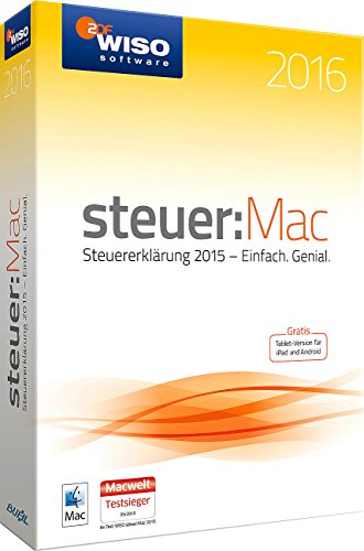 WISO steuer:Mac 2016 (für Steuerjahr 2015)