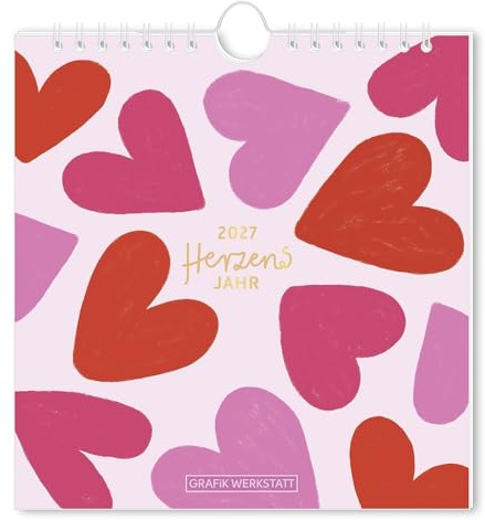 Postkartenkalender 2027 Herzensjahr: Postkartenkalender