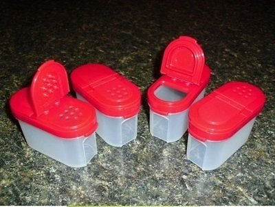 Tupperware Small Spice Containers Set of 4