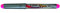 Pilot VPen Disposable Fountain Pen Silver Barrel 0.58 mm Tip - Pink, Single Pen