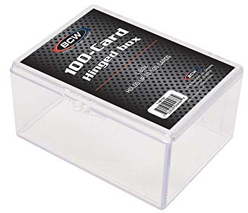 BCW Hinged Trading Card Box - 100 Count