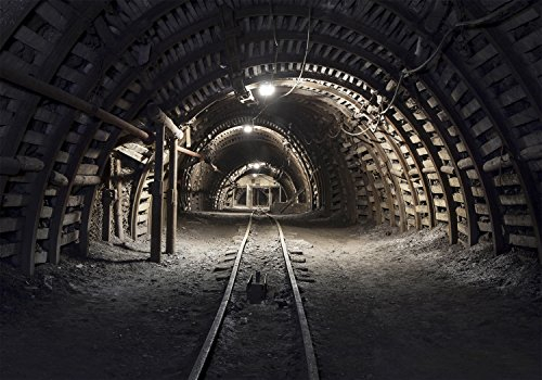 wandmotiv24 Fototapete Kohlebergwerk Größe: 400 x 280 cm Wandbild - Motivtapete KT277
