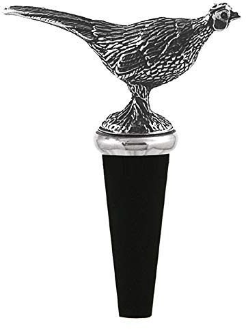 English Pewter Company Pewter Pheasant Wine Bottle Stopper [BOT208]