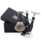 Ensemble de rasage - Rasoir double tranchant, pinceau et support