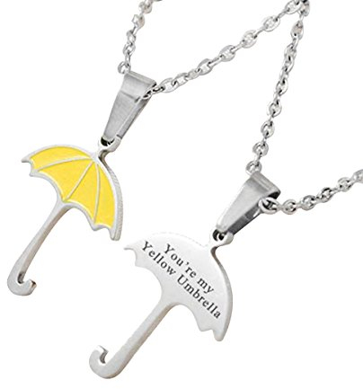 You're My Yellow Umbrella Necklace How I Met Your Mother Ted Mosby Pendant Chain