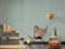 Livingwalls Vliestapete Hygge Tapete mit Zick Zack Muster 10,05 m x 0,53 m blau grün Made in Germany 363844 36384-4