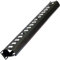19 1U Cable Tidy Management Blanking Rack Patch Panel – Vented Equipment Data Cabinet Module Plate Mount – Black Metal Cooling Empty Unit Cover & Fixing Screws