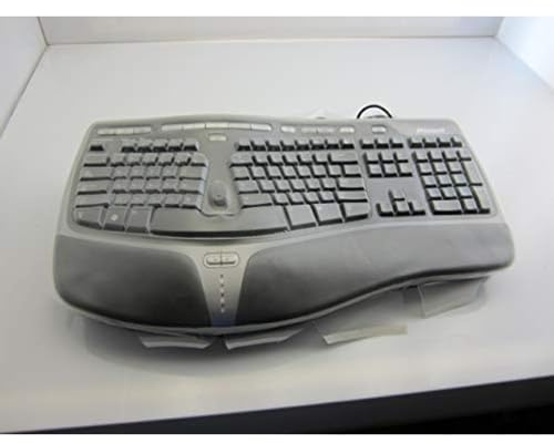 PROTECTCOVERS Keyboard Cover Skin Compatible with Microsoft Ergonomic 4000 1.0 KU0462 KU-0462 Keyboard Cover Skin