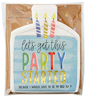 Mud Pie Papierservietten zum Geburtstag