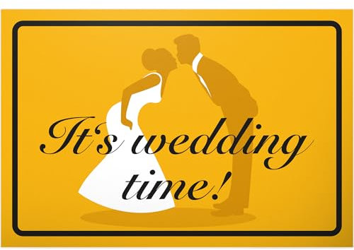 DankeDir! Wedding time - Schild mit Spruch - Partydeko Fotobox Accessoires Requisiten JGA Hochzeitsdeko - Hochzeit Hochzeitsgeschenk Geschenk Brautpaar Deko Idee Hochzeitskarte