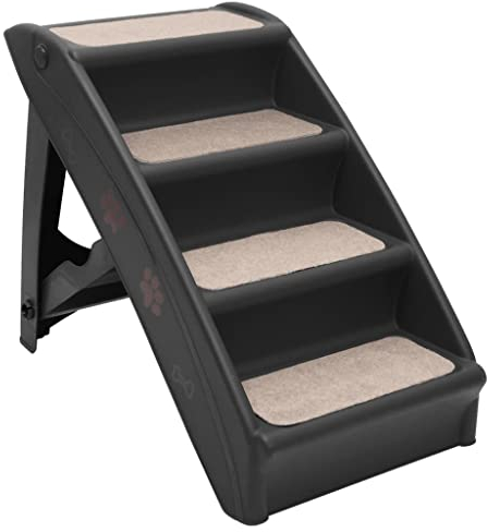 vidaXL Escaliers Pliables pour Chiens Noir Animaux Voiture Véhicule Canapé
