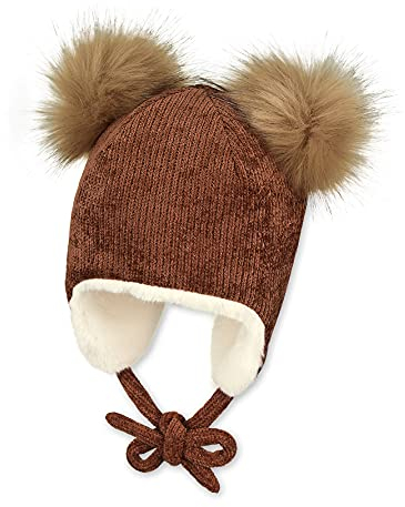 Sterntaler Baby-Mädchen Inka Cord Mütze, Braun, 51