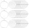 UNICRAFTALE 100pcs 30mm Wine Glass Charms Rings Stainless Steel Hoop Earring Findings 0.7mm Pin Earring Beading for Women Basketball Wives Hoop Earrings Making