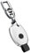 HIBEYO Coque de clé de Voiture adapté pour Mercedes Benz Classe A B C E S R G CLK CLA GLC AMG W245 A180 Intelligente Voiture Clé Cas de Couverture Protection Porte clés Alliage d'aluminium-Blanche
