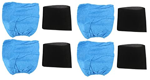 MADOC Bolsas de Filtro Textil Filtro de Espuma HúMeda Y para MV1 WD1 WD2 WD3 Aspiradora Bolsa de Filtro Aspiradora 8 Piezas