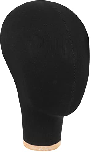 Cabilock Schaufensterpuppenkopf Weibliche Schaufensterpuppe Kunstkopf Mannequin-kopfständer Perückenständer Mannequin-Kopf-Modell Manikin-Display-Kopf Mannequin-kopfhalter Haushalt Hölzern